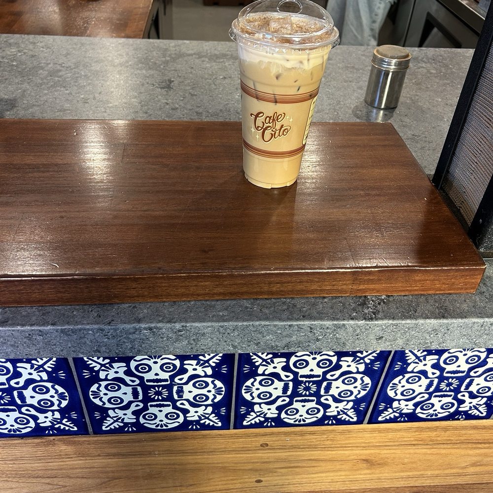 Cafe Cito - Iced Spanish latte with pumpkin foam - Coffee & Tea Near Me - Santa Ana, California