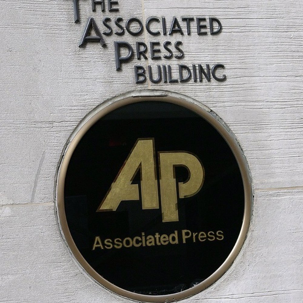 Associated Press - The old building logo. Posted with review 03/03/23 - Print Media Near Me - New York, New York