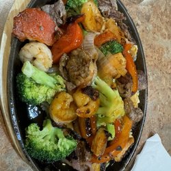 Perkins American Food - Shrimp and steak hibachi