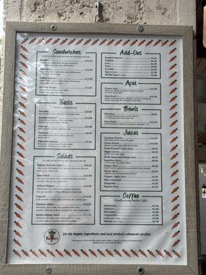 Menu photo 2 Fuzzbee's Miami, FL Menu photo 2 Fuzzbee's Miami, FL