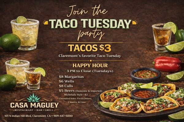 Menu photo 4 Casa Maguey Claremont, CA