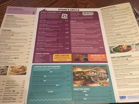 Menu photo 2 Beefeater - Moor Mill Radlett, HRT Menu photo 2 Beefeater - Moor Mill Radlett, HRT