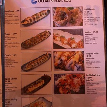 Ocean Sushi - Menu - Sushi Bars Near Me - West Hollywood, California Ocean Sushi - Menu - Sushi Bars Near Me - West Hollywood, California