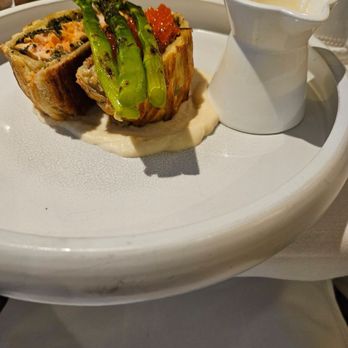 Goldener Hirsch Restaurant - Salmon wellington - New American Near Me - Park City, Utah