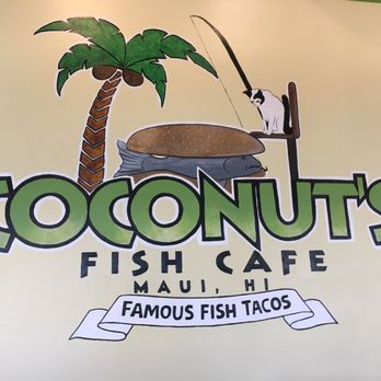 Coconuts Fish Cafe - Coconuts wall - Seafood Near Me - Kihei, Hawaii Coconuts Fish Cafe - Coconuts wall - Seafood Near Me - Kihei, Hawaii