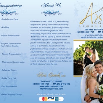 Mariposa Etc - Axis Coach - Brochure - Outside - Graphic Design Near Me