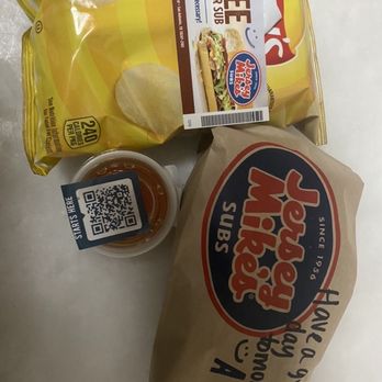 Jersey Mike's Subs - a bag of chips and a bag of chips - Fast Food Near Me - San Antonio, Texas