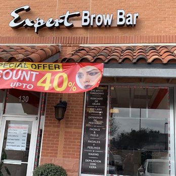 Expert Brow Bar - Store front & Spa room - Eyebrow Services Near Me - McAllen, Texas