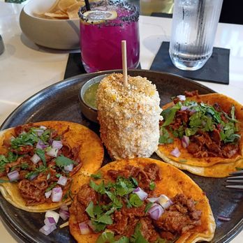 Santoro - Al Pastor street tacos and elote - Mexican Near Me - Omaha, Nebraska Santoro - Al Pastor street tacos and elote - Mexican Near Me - Omaha, Nebraska