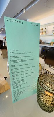 Menu photo 4 Verdant Costa Mesa, CA