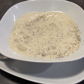 The Ledge - Chowder (I added pepper, it did not come that way) - American Near Me - Freetown, Massachusetts The Ledge - Chowder (I added pepper, it did not come that way) - American Near Me - Freetown, Massachusetts