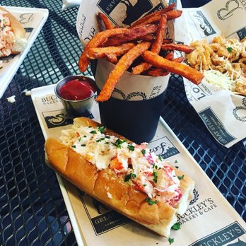 Surf Seafood - Lobster roll with sweet potato fries - Seafood Near Me - Nashua, New Hampshire