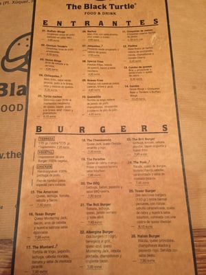 Menu photo 1 The Black Turtle Valencia, V