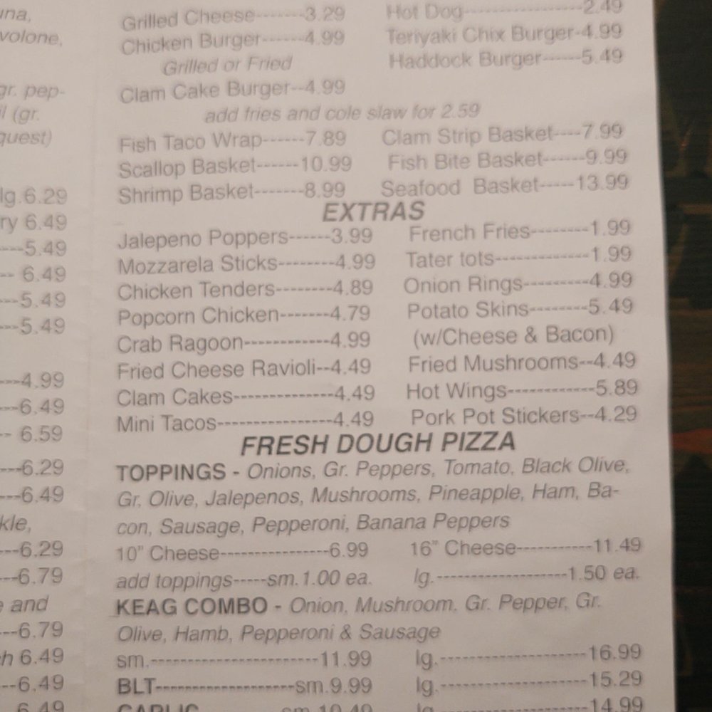 Keag Store - Menu - Grocery Near Me - South Thomaston, Maine