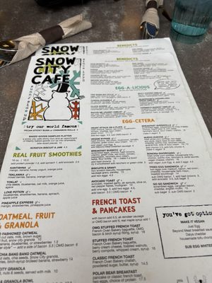 Menu photo 2 Snow City Cafe Anchorage, AK Menu photo 2 Snow City Cafe Anchorage, AK