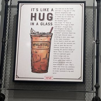 McAlister's Deli - Have to try this tea next time!! - Salad Near Me - Hampton, Virginia