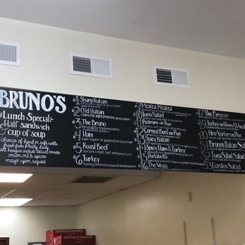 Bruno's at Greenfield - New menu signage, same great sandwich options. Love the updated look! - Salad Near Me - Lancaster, Pennsylvania