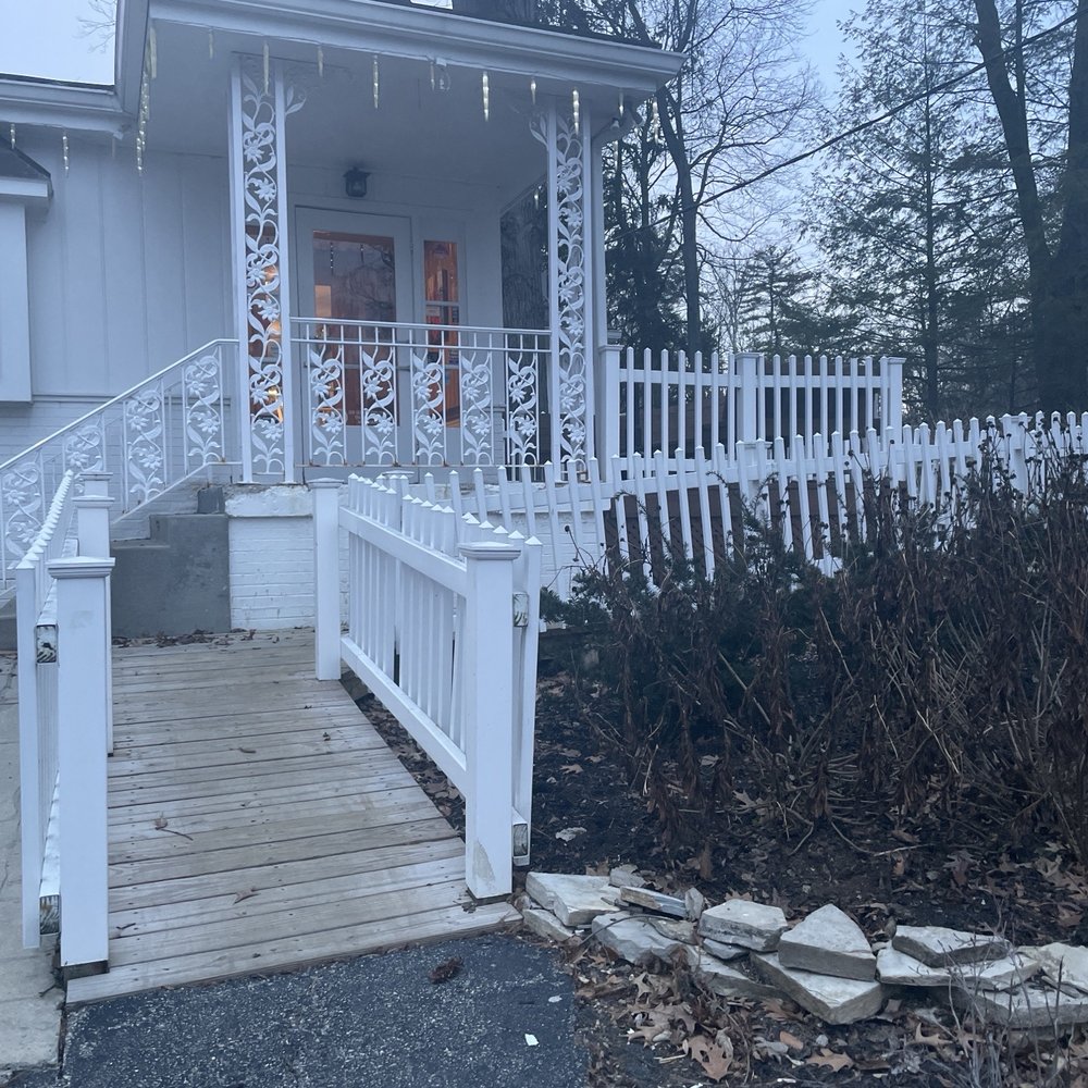 Hollyhock Hill - Accessibility via ramp in front - American Near Me - Indianapolis, Indiana Hollyhock Hill - Accessibility via ramp in front - American Near Me - Indianapolis, Indiana