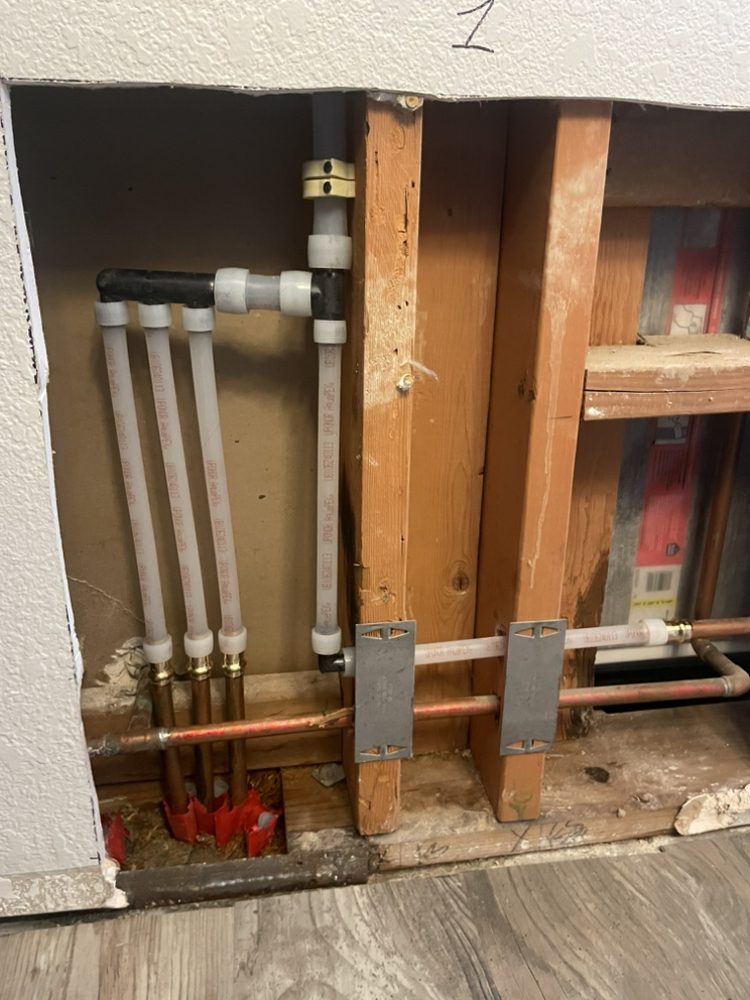Slide of Right Connection Plumbing & Drain