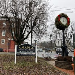 NJ Transit Oradell Station - Sign for the station