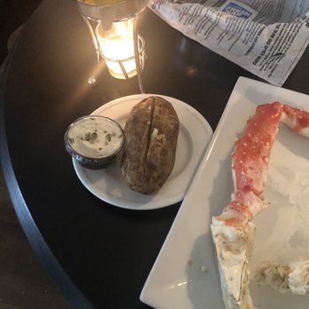 Marblehead Chowder House - King crab and overcooked baked potato - Seafood Near Me - Westampton, New Jersey Marblehead Chowder House - King crab and overcooked baked potato - Seafood Near Me - Westampton, New Jersey