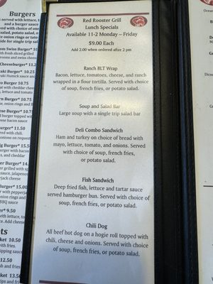 Menu photo 5 Red Rooster Grill and Pub Klamath Falls, OR Menu photo 5 Red Rooster Grill and Pub Klamath Falls, OR