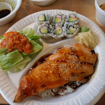 RAWR Sushi - Salmon bento box - Sushi Bars Near Me - Springfield, Virginia RAWR Sushi - Salmon bento box - Sushi Bars Near Me - Springfield, Virginia