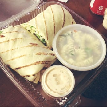 Pizza Nova - Spicy Chicken Wrap to-go. So much food! - Pizza Near Me - Solana Beach, California