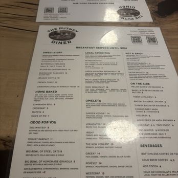 The Putney Diner - Menu - Diners Near Me - Putney, Vermont
