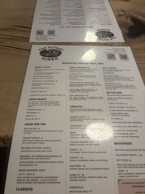 Menu photo 1 The Putney Diner Putney, VT