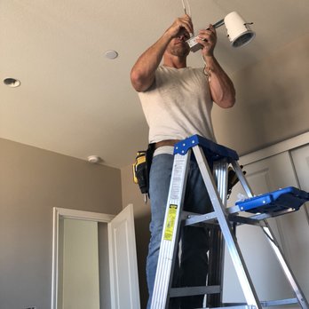 Glo Electric - Glo Electric installing Phillips Hue recessed colored lighting. - Electricians Near Me - Hayward, California Glo Electric - Glo Electric installing Phillips Hue recessed colored lighting. - Electricians Near Me - Hayward, California