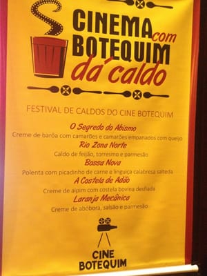 Menu photo 2 Cine Botequim Rio de Janeiro, RJ Menu photo 2 Cine Botequim Rio de Janeiro, RJ
