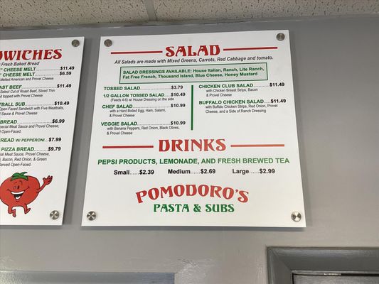 Menu photo 2 Pomodoro's Pasta & Subs Arnold, MO