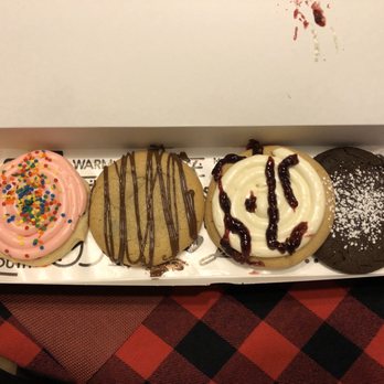 Crumbl - Mesa Grand - Confetti Cake, Nutella Sea Salt, Raspberry Cheesecake, and Molten Lava - Bakeries Near Me - Mesa, Arizona Crumbl - Mesa Grand - Confetti Cake, Nutella Sea Salt, Raspberry Cheesecake, and Molten Lava - Bakeries Near Me - Mesa, Arizona