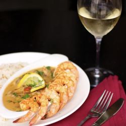 Bosphorous Turkish Cuisine - Lake Nona - Delicious shrimps with the perfect sauce.