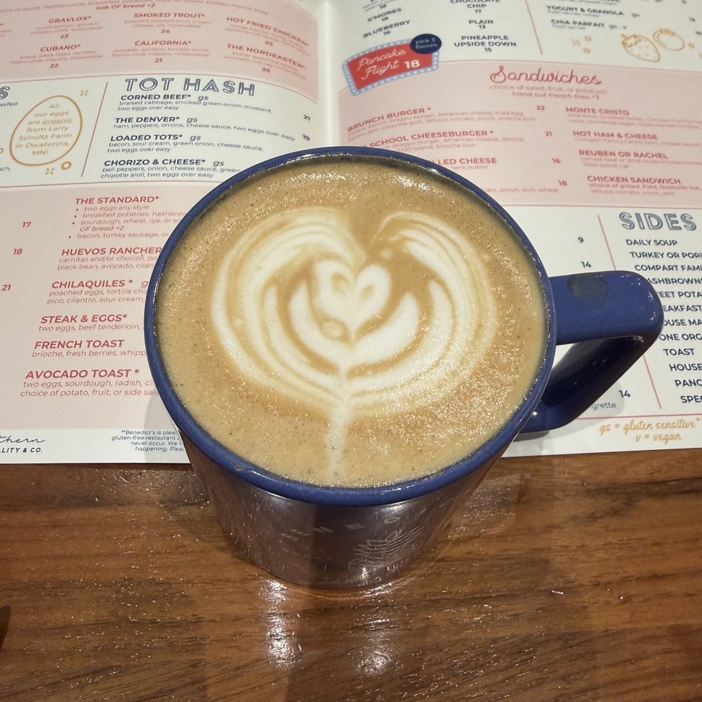 Benedict's - Vanilla latte - Breakfast & Brunch Near Me - Wayzata, Minnesota