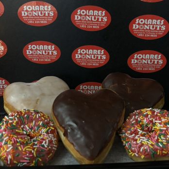 Solares Donuts - Valentine's Day Donuts are here!! Start placing your orders now - Donuts Near Me - Riverside, California