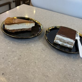 Sana’a Cafe - Left is a biscoff cheesecake and right is a Tiramisu - Coffee & Tea Near Me - Los Angeles, California Sana’a Cafe - Left is a biscoff cheesecake and right is a Tiramisu - Coffee & Tea Near Me - Los Angeles, California