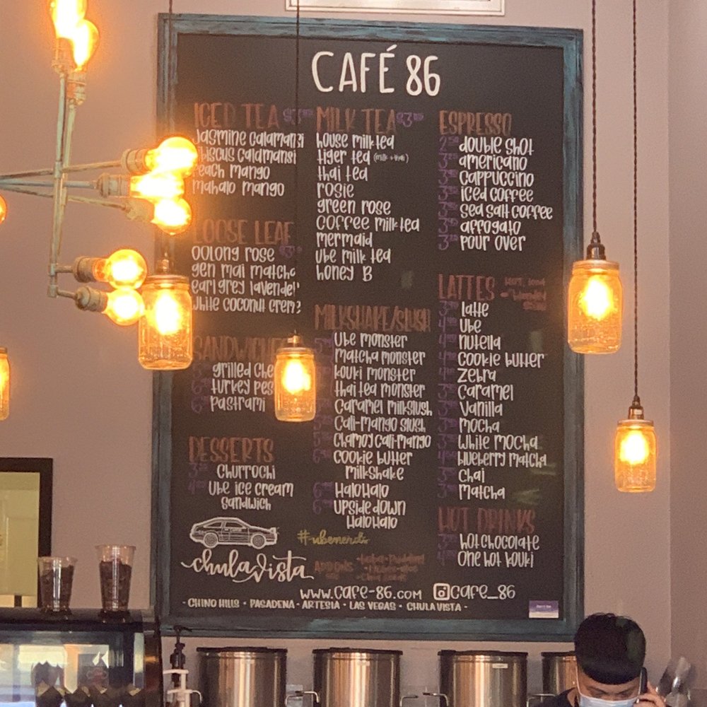 Cafe 86 - Desserts Near Me - Chula Vista, California Cafe 86 - Desserts Near Me - Chula Vista, California