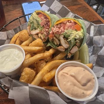 Mac's Bar & Grill - Grilled Chicken Bacon Ranch Wrap - Bars Near Me - Pendleton, Oregon Mac's Bar & Grill - Grilled Chicken Bacon Ranch Wrap - Bars Near Me - Pendleton, Oregon