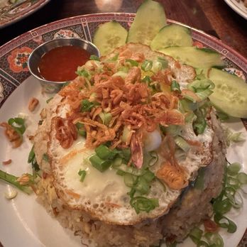 Kedai Makan - Nasi Goreng Kampung with tofu and shrimp - Malaysian Near Me - Seattle, Washington