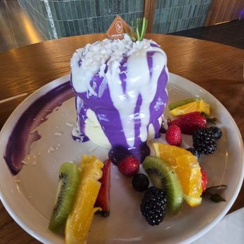 Escape 360 - Ube and coconut souffle - Coffee & Tea Near Me - Carrollton, Texas Escape 360 - Ube and coconut souffle - Coffee & Tea Near Me - Carrollton, Texas