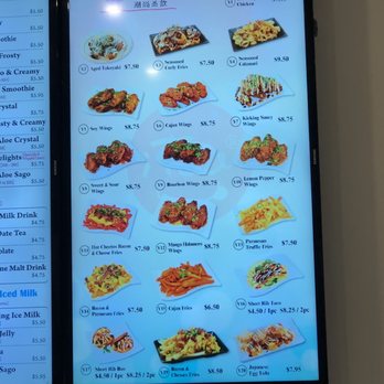 i-Tea - Snack Menu 5/22/2021 - Bubble Tea Near Me - San Jose, California
