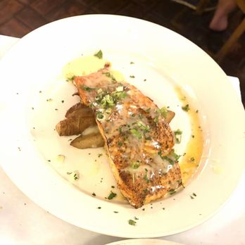 Angie's Seafood - Blackened Salmon and potatos - Seafood Near Me - Baltimore, Maryland