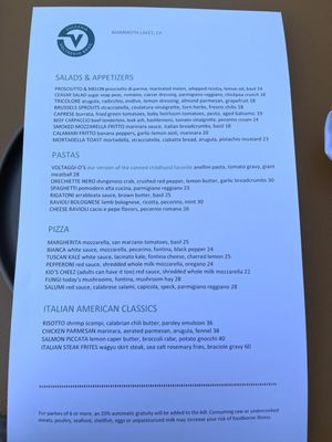Menu photo 7 Vulcania Mammoth Lakes, CA