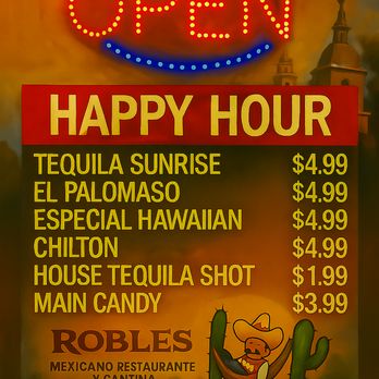 Robles Taqueria - Our Happy Our! - Mexican Near Me - Lubbock, Texas Robles Taqueria - Our Happy Our! - Mexican Near Me - Lubbock, Texas