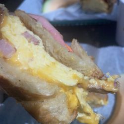 Golden Pear Cafe - Sausage egg and cheese