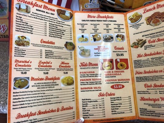 Menu photo 6 Carlitos Diner Huntington Beach, CA