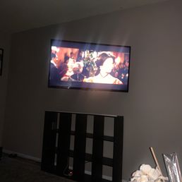 50 inch hidden wire installation