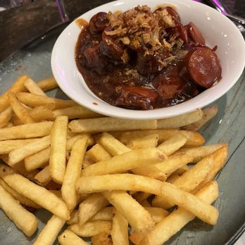 The Fifth - Frankfort Currywurst with fries - Cocktail Bars Near Me - Frankfurt, HE